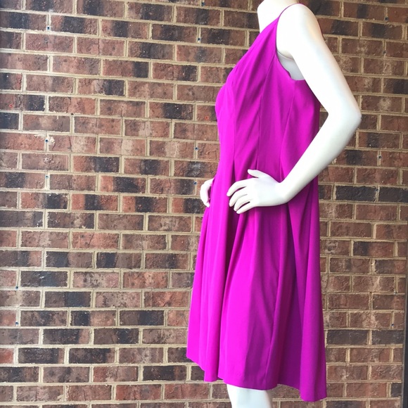 Kim Rogers Fuchsia summer dress back opening - Picture 2 of 4